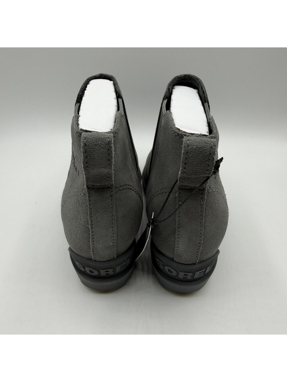 SOREL Evie II Chelsea Boots Gray Suede Women Size 5.5 - Picture 3 of 11